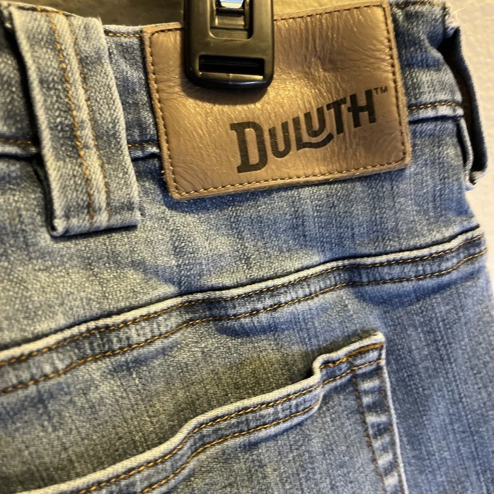 Duluth Trading Jeans Mens 40x30 Relaxed‎ Fit Flannel Lined Ballroom Double Flex